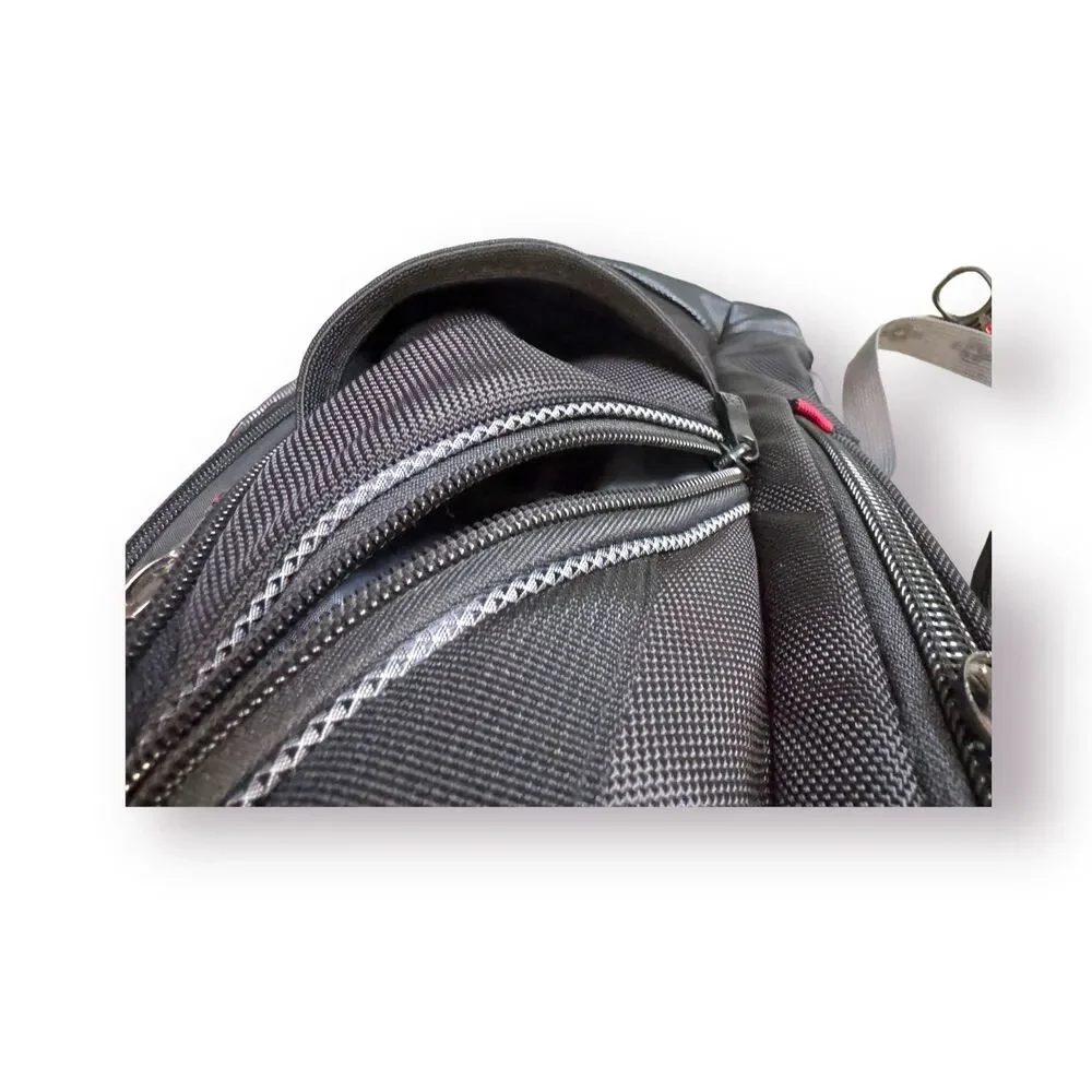Swiss Gear Wenger Shock Absorbing‎ Laptop Padded Backpack Large Black Gray